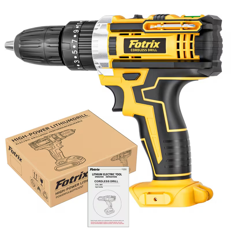 21V Cordless Impact Drill Set, Wireless Drill Set, Household Power Tool Set