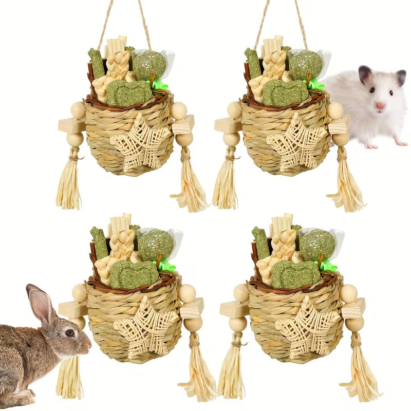 Rabbit Chew Toys, Bamboo