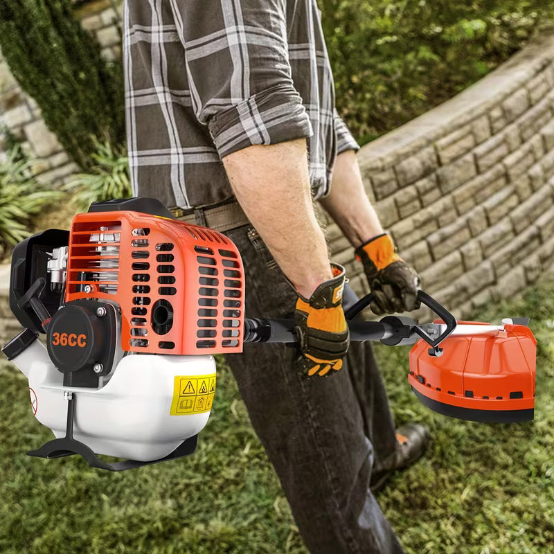 3-in-1 Heavy-Duty 36cc - Weed Wacker, Trimmer Edger & Mower