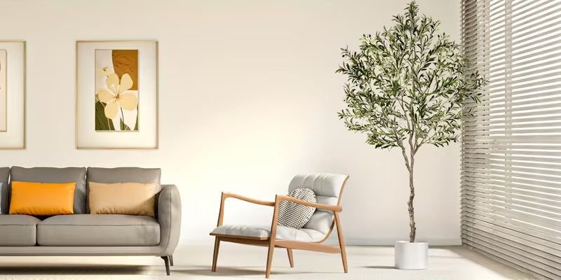 Artificial Olive Tree 6/7/8ft For Outdoor With Nursery Planter
