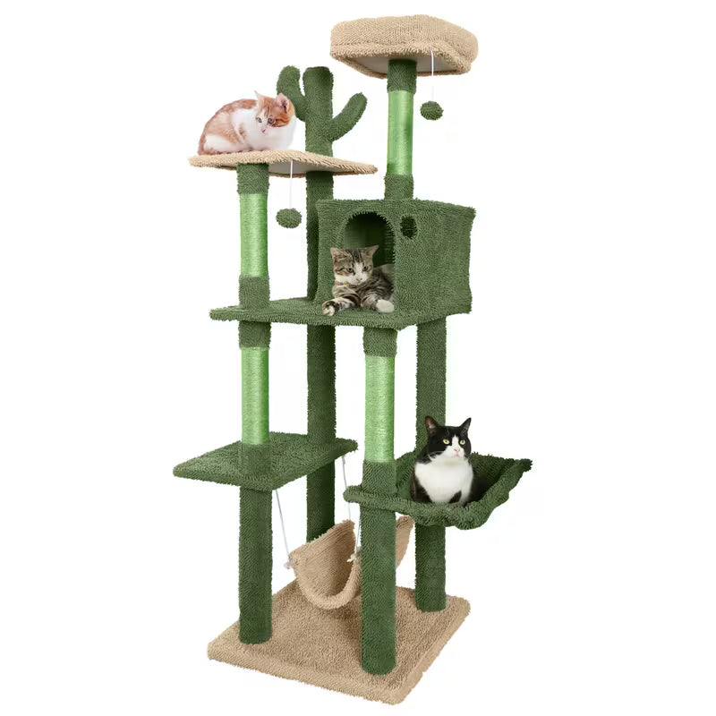 CAPHAUS Cactus Cat Tower