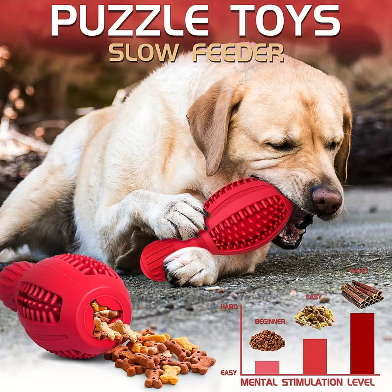 Dog Chew Toy for Pet Chewing Training, a Slow Feeder Set