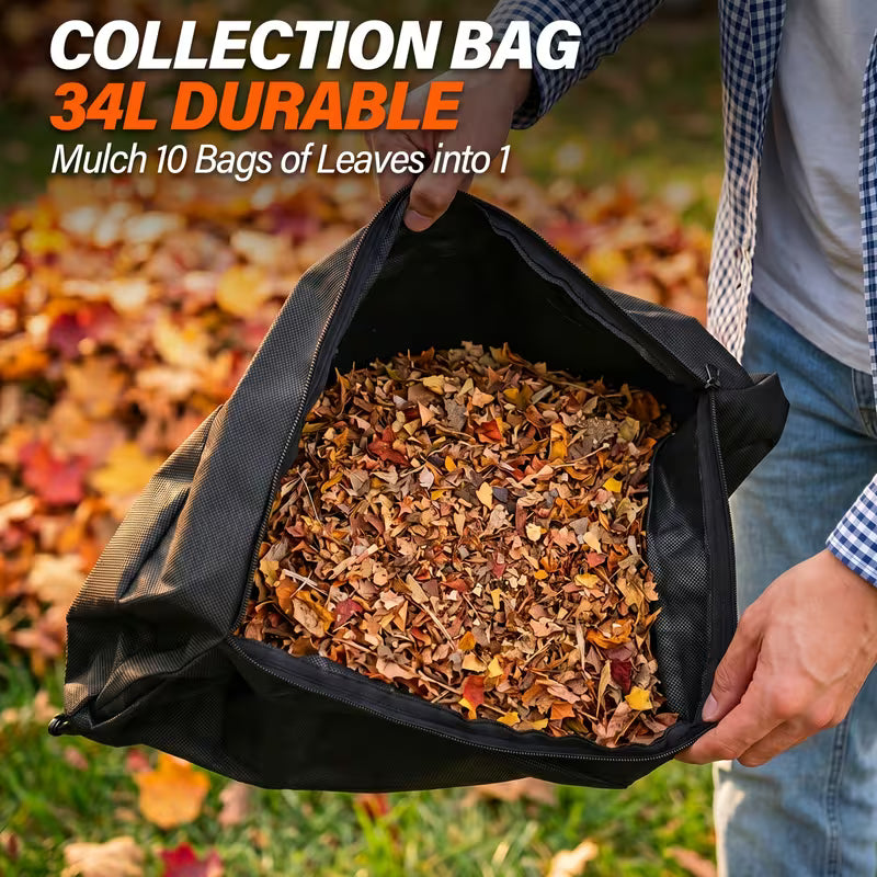 8.98gal 3-In-1 Leaf Blower Vacuum Mulcher, Corded