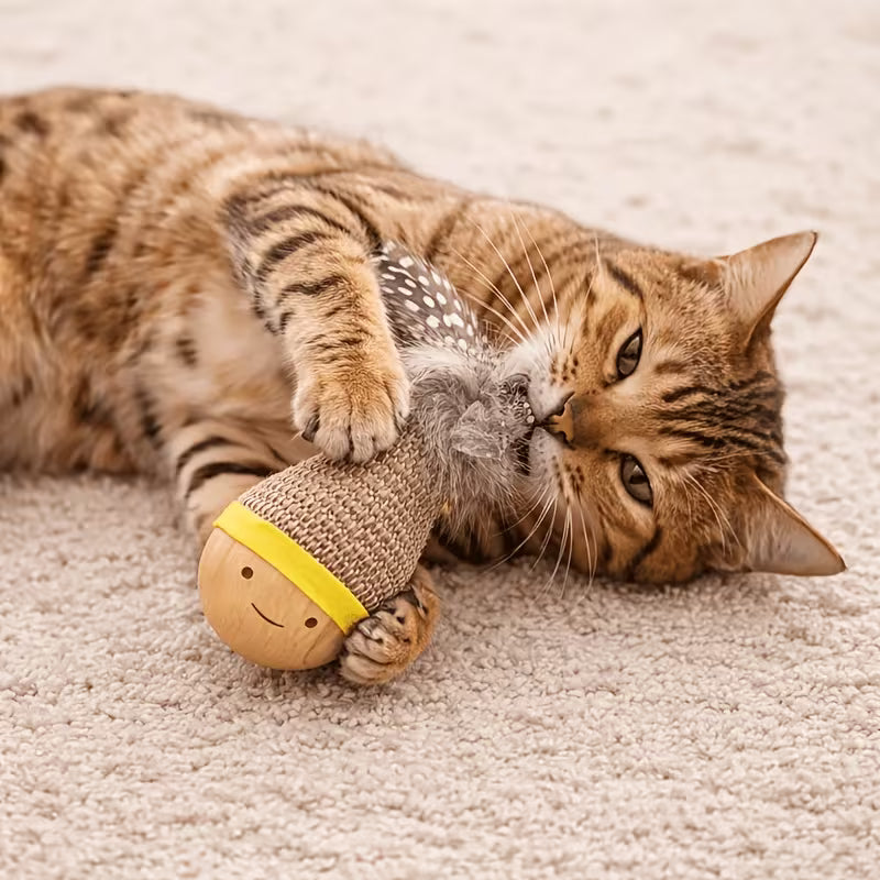 Fun Cat Toy - The Ultimate Self-Entertainment Companion., Random Color