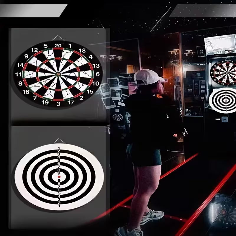 1 Set of 17-inch Dart Board Set Alloy
