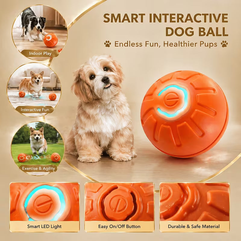 Pet Toy Ball, Dog Cat Self-Entertainment Boredom Reliever Set