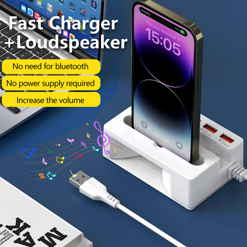 Multi-Functional Charger with 3 USB + 1 TYPE-C Ports, Built Set