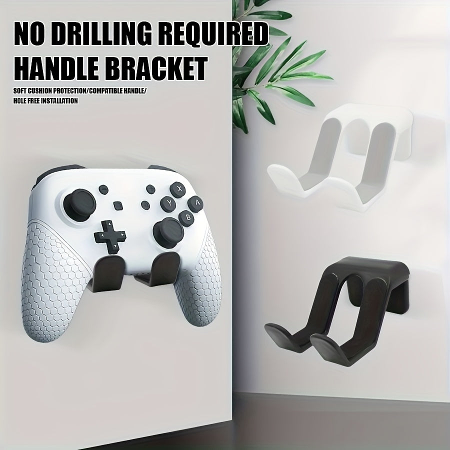 Wall-mounted Game Controller and Headphone Stand, No Drilling Required ABS, Plastic
