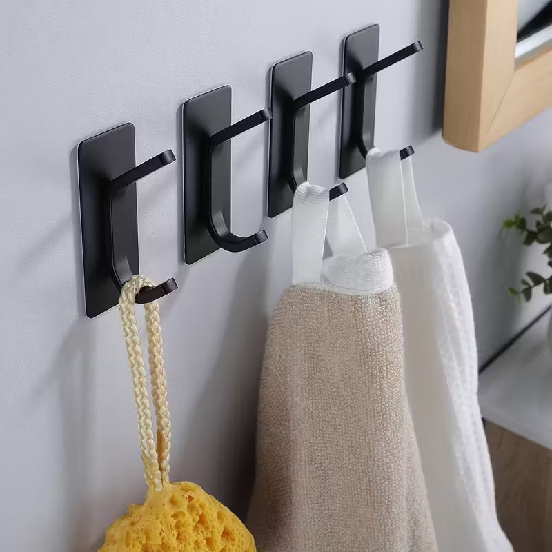 No Drilling Required, Adhesive Hook, Clothes, Towels Set