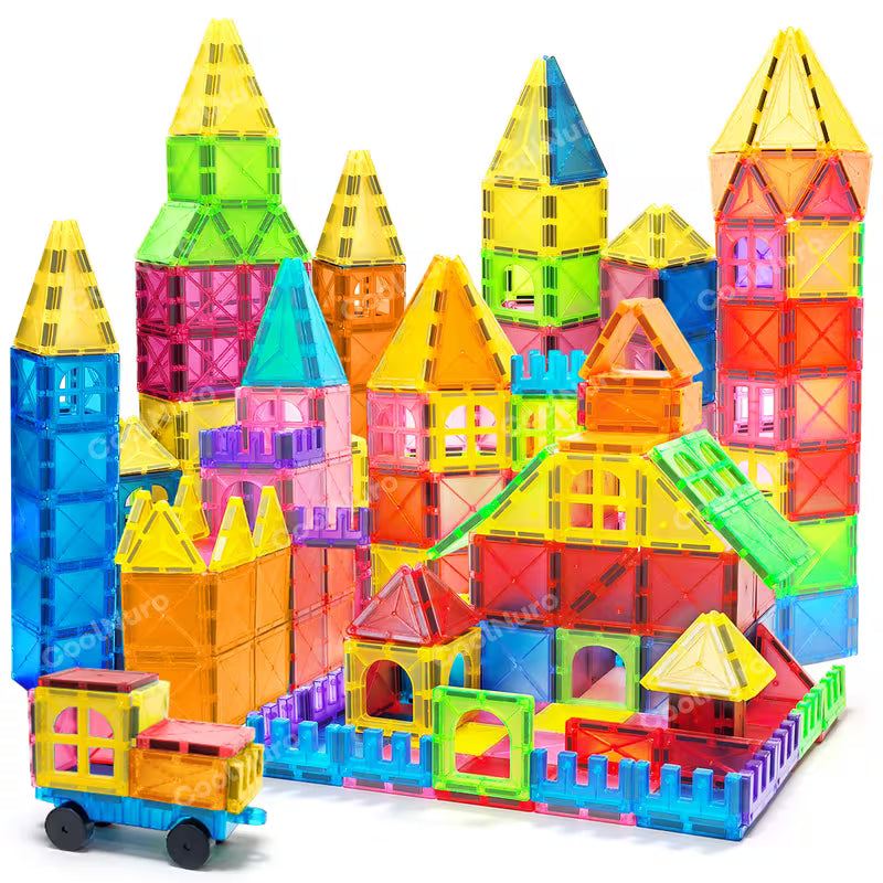 40-Piece/64-Piece/100-Piece Magnetic Building Blocks Set