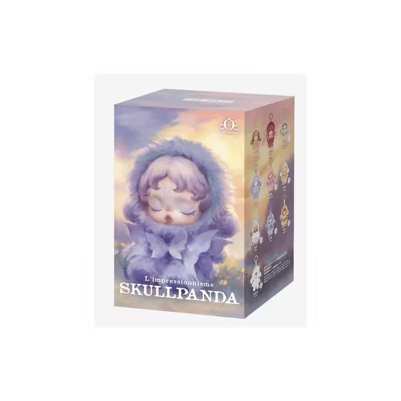 POP MART SKULLPANDA L'impressionnisme Series Plush Vinyl Pendant 1 Blind Box - Cute Beautiful
