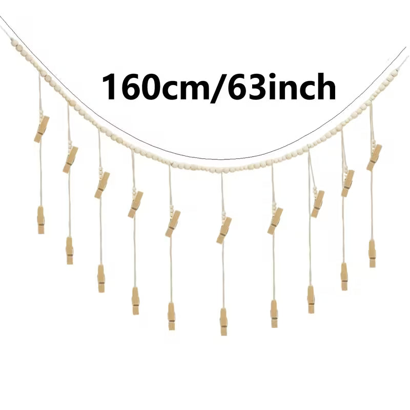62.99inch Chic Bohemian Wall Hanging Garland Decoration Photo