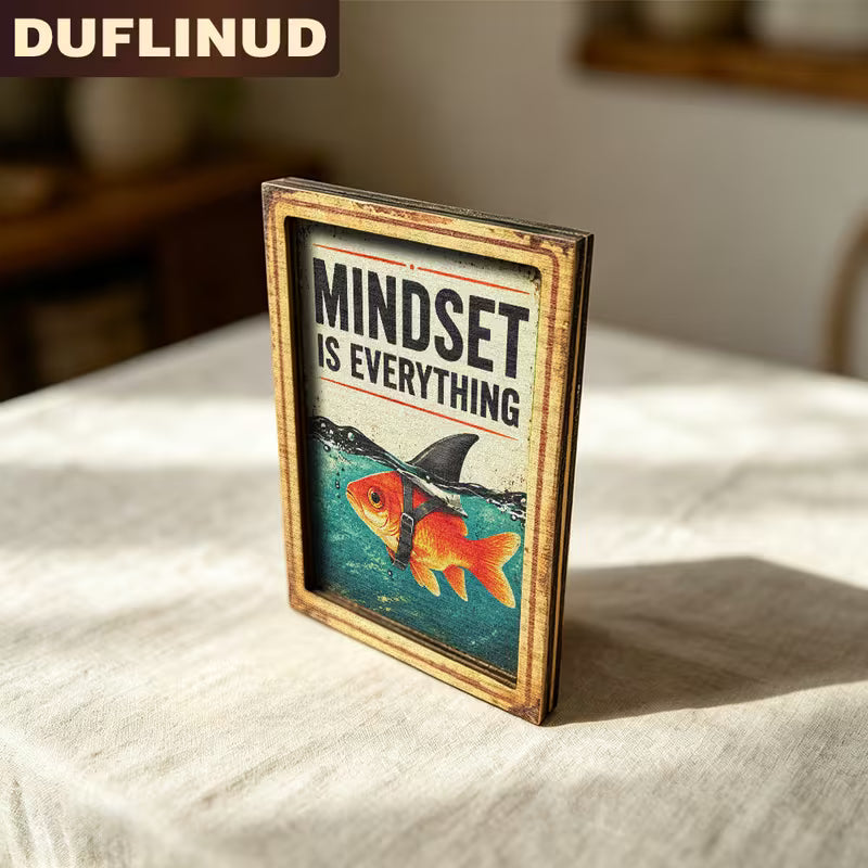 Inspirational Shark Goldfish Refrigerator Magnet