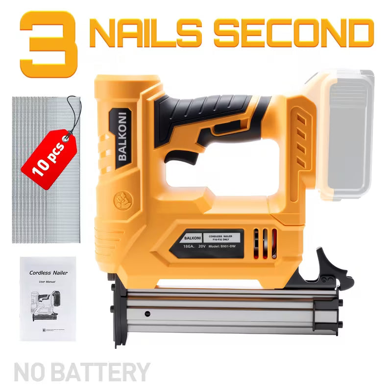 BALCONY 18 Gauge Nail Gun with 1000 Nails