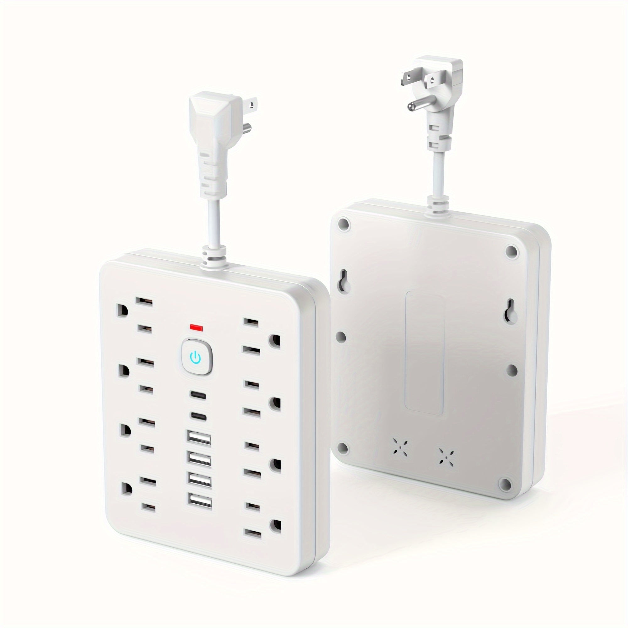14-in-1 Power Strip with Surge Protection and One-Touch Control Switch