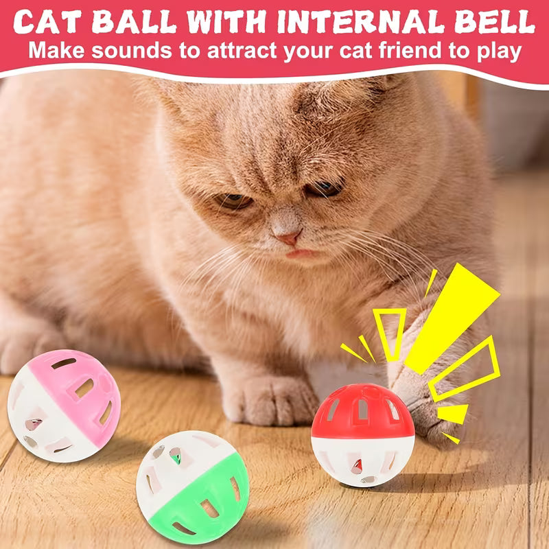Cat Ball Fence Set, Random Color