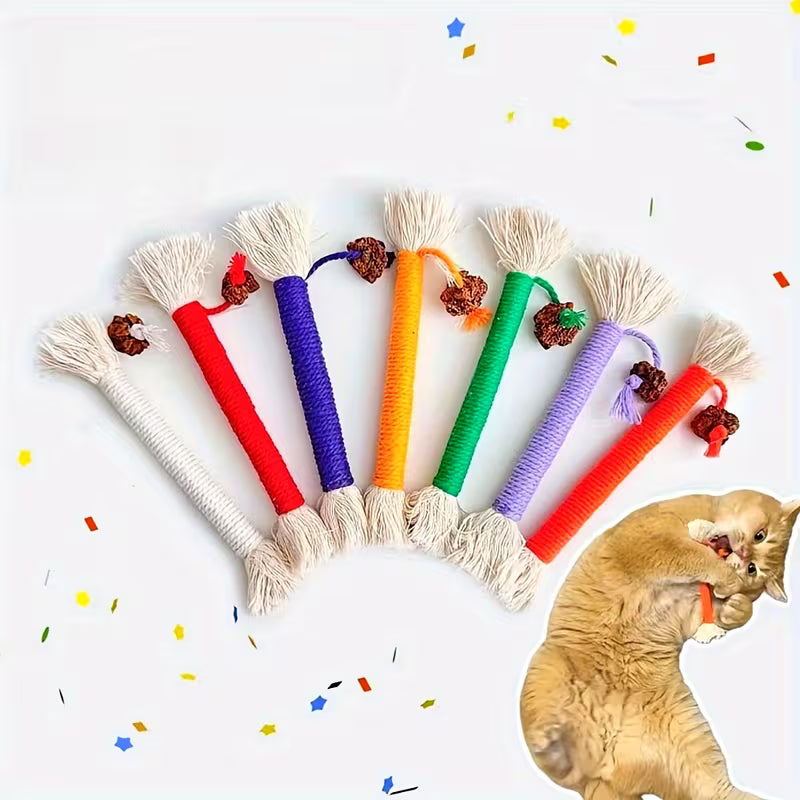 Cat Bite Rope Toy, Cat Tooth Grinding Rope, Random Color