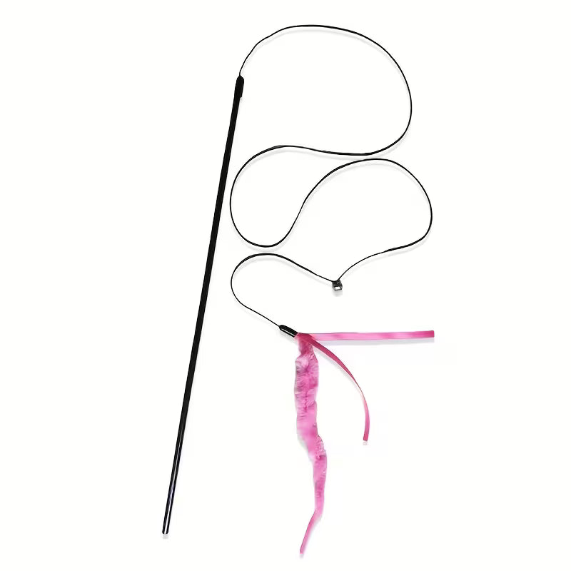 Pack of 1, Pink Caterpillar Bell Teaser, Pink And Colorful, Pink