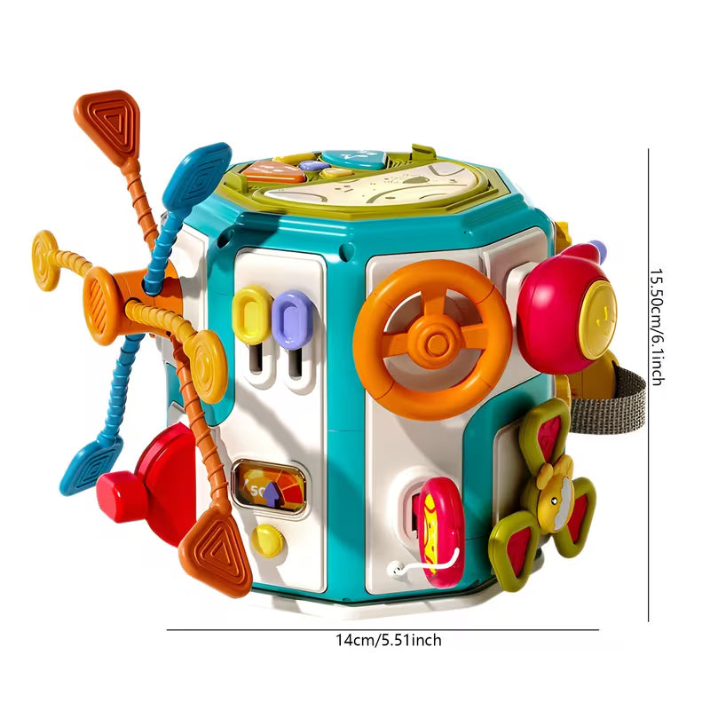 20-In-1 Toddler Busy Board Activity Cube Toys