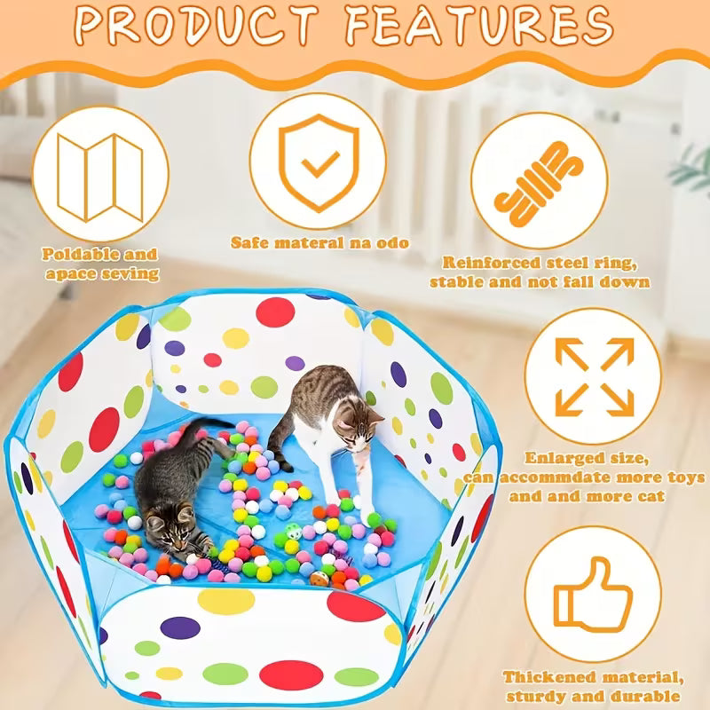 100-Piece Toy Balls and 10-Piece Bell Balls Random Color