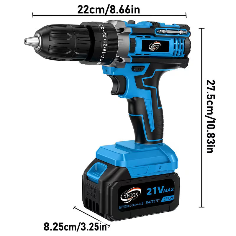 Four in One Power Tool Set, Multifunctional Power Tool, Wireless Design for More Convenience