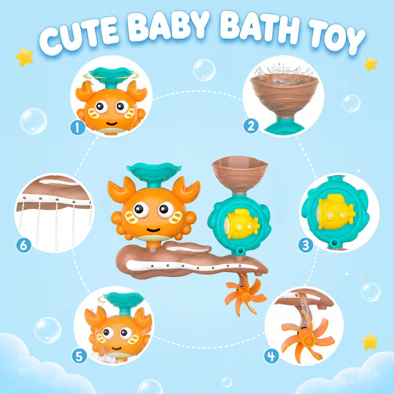 Crab Water Play Bathroom Toy