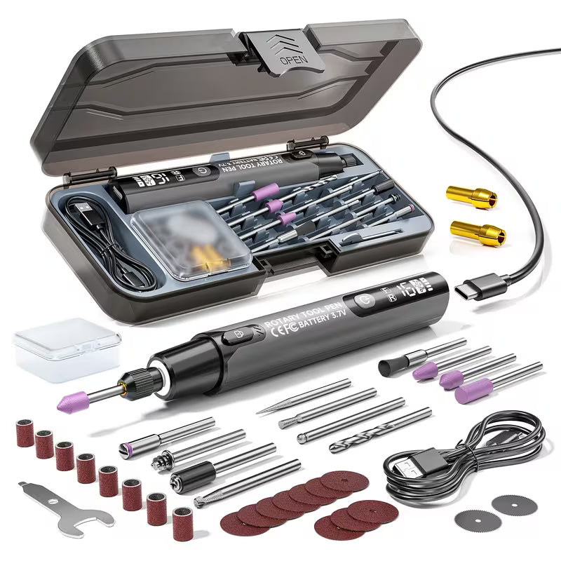40-in-1 WOLDSATR Cordless Rotary Tool Kit