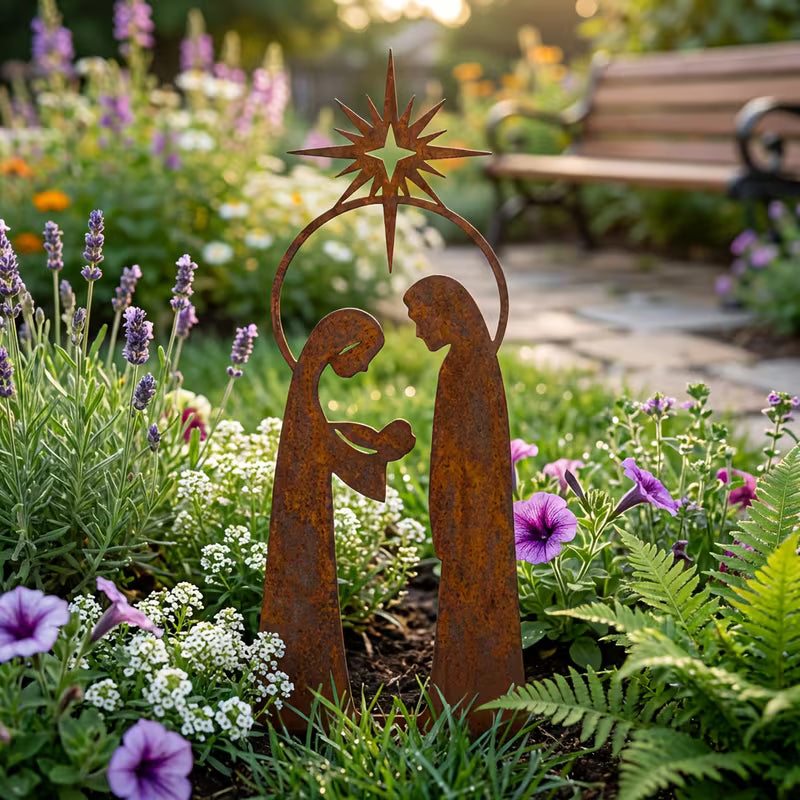 Nativity Scene Garden, Metal