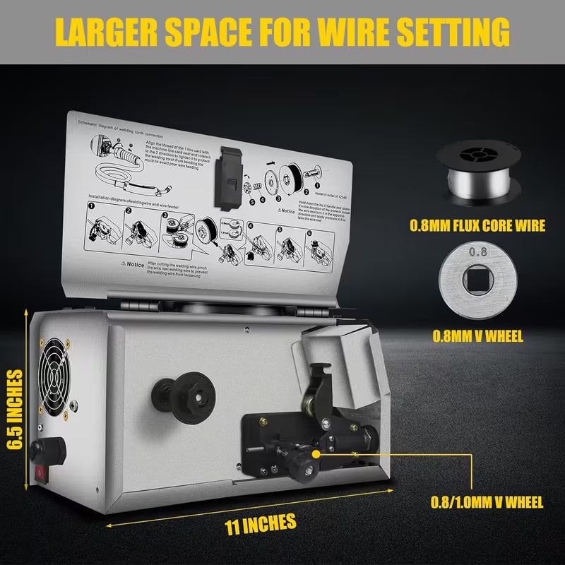 3 In 1 MIG/MMA/TIG Welder, 140A Multifunctional Welding Machine with TIG Torch