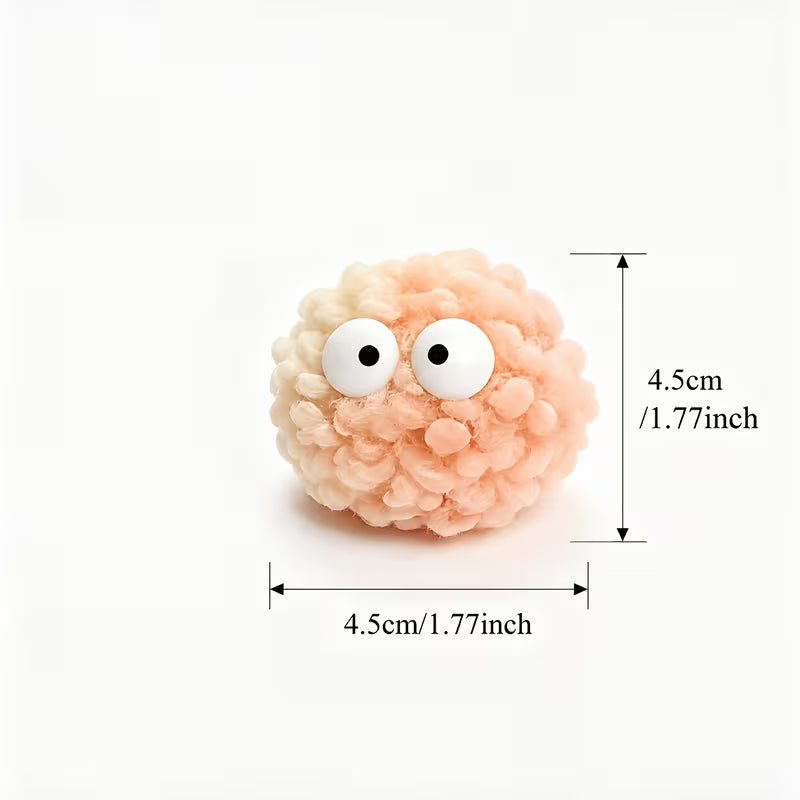 Cat Ball-Shaped Toys Set, Random Color