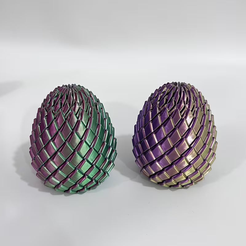 Vibrant Colors 2-Piece/9-Piece PLA Material 3D Printed Dragon Egg