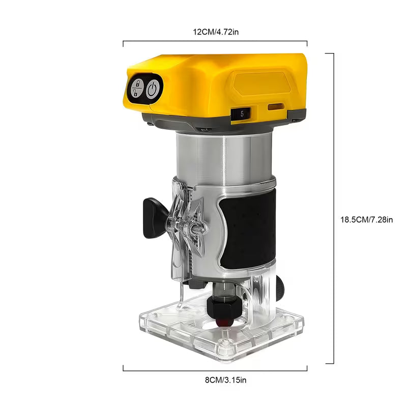Cordless Compact Router(Tool Only) - for Dewalt 20V MAX Batteries, Brushless Motor