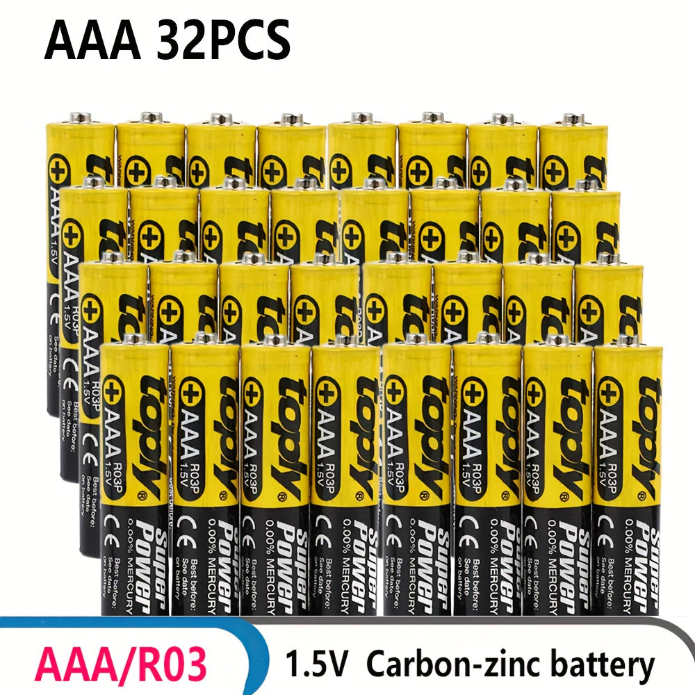 AA/R6 AAA/R03 Carbon-Zinc Battery 1.5V High-Performance, Long-Lasting Power Set