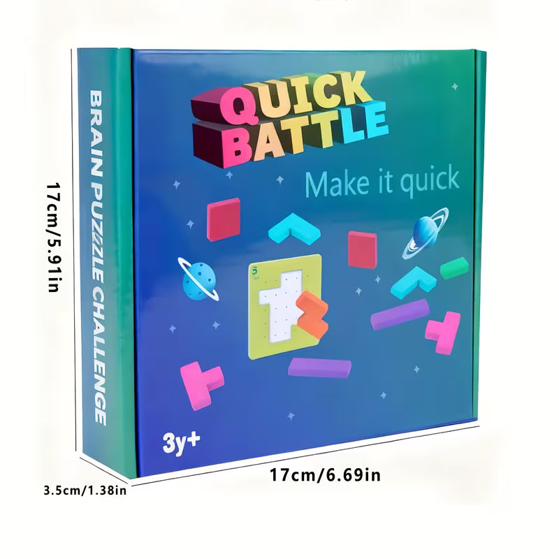 Parent-child-player Focus Battle Wooden Puzzle Geometric Shape Blocks