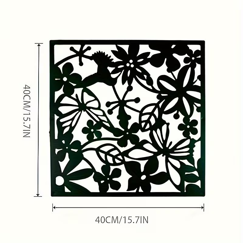 12pcs Art Deco Plastic Room Divider Panels | Set, Wooden