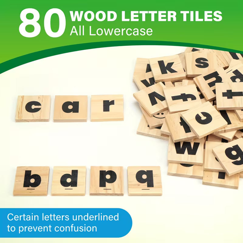 Word Construction Game Featuring 112 Flashcards Designed for Children