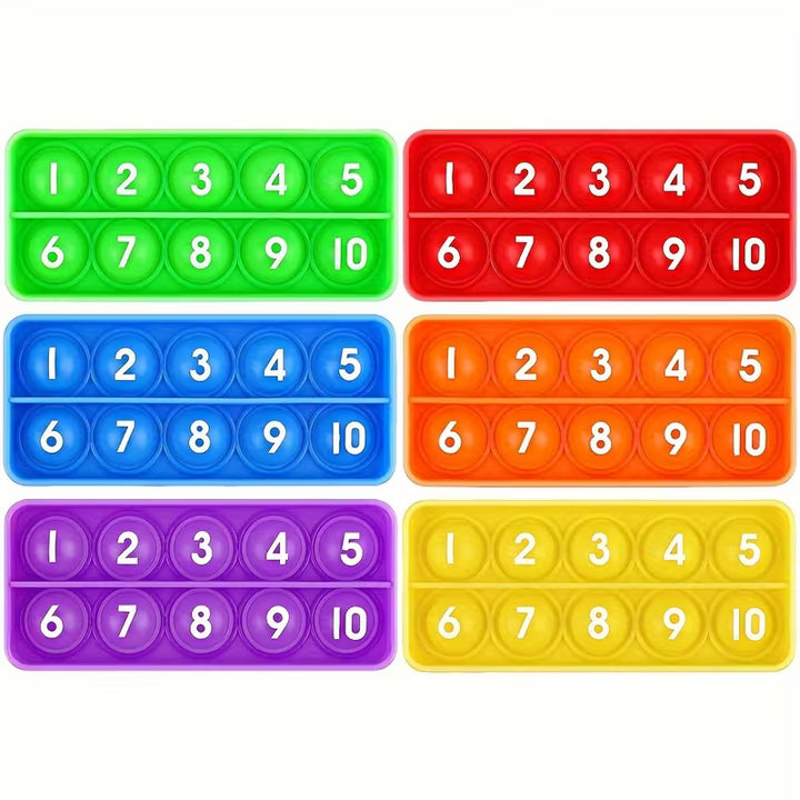 Ten Frames Math Pop Games Toy for Kids