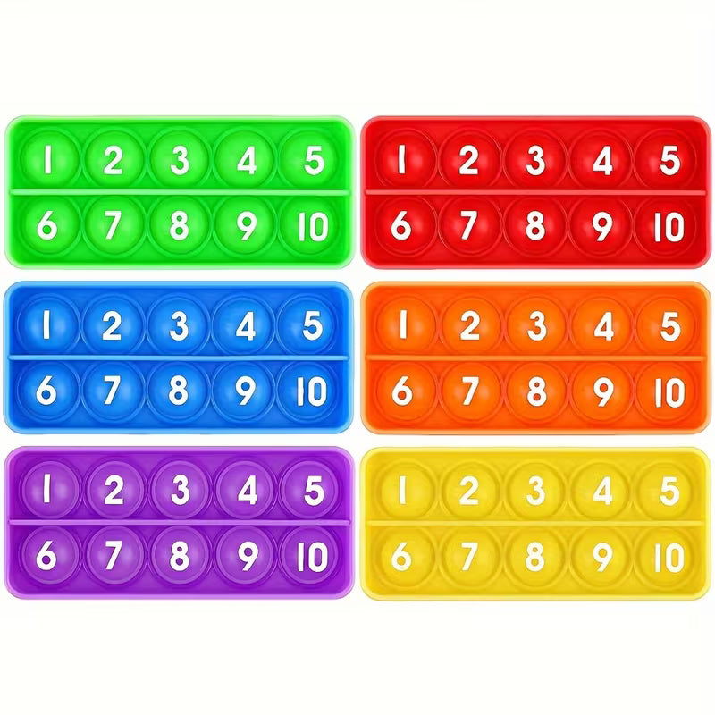 Ten Frames Math Pop Games Toy for Kids