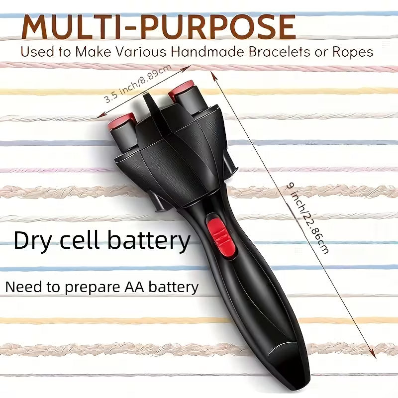 Automatic Hair Braider, Portable Electric Hair Braiding Tool, Purple