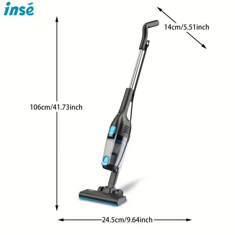 INSE 68 Oz Vacuum Cleaner | 20KPa Powerful, Plastic