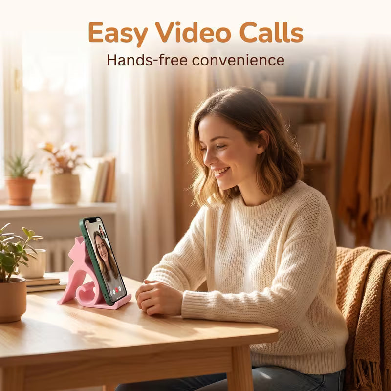3-Color Fun Cat-Shaped Phone Stand, Universal Holder, Compatible with All Smartphones And Tablets