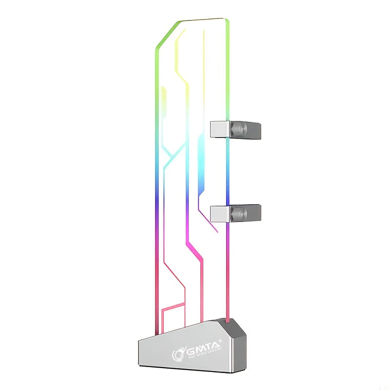 GMTA Elegant Tempered Glass Vertical Video Card Stand - 5V, Glass