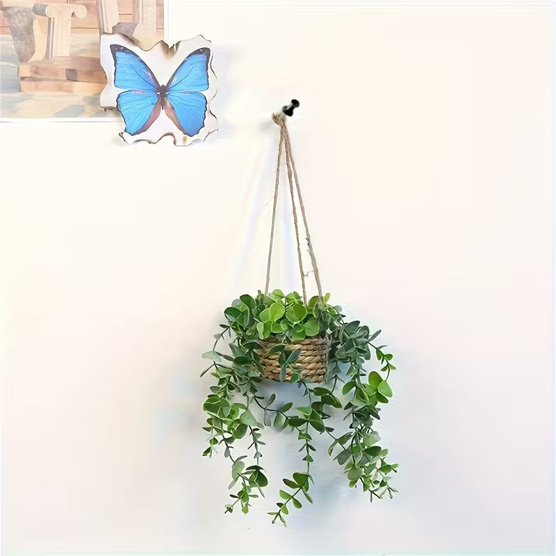 1P-Pcs Hot-Selling Creative Green Plant Wall Hanging, Wall Decor, Artificial Plastic