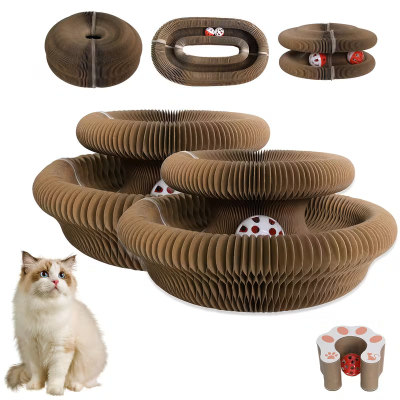 Interactive Cat Scratching Post
