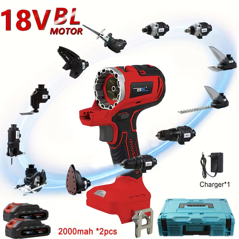 Brushless Power Tool Combo Kit 18V/20V MAX Lithium-Ion Cordless 12-Tool Combo Kit Impact Driver