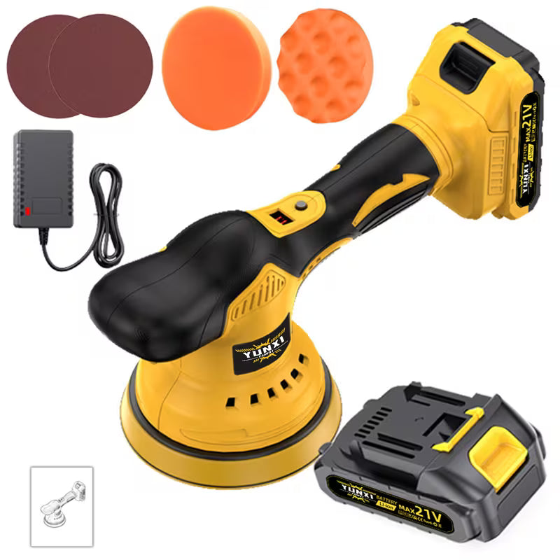 Portable Cordless Car Polishing Machine Set, Multi-Speed Adjustable