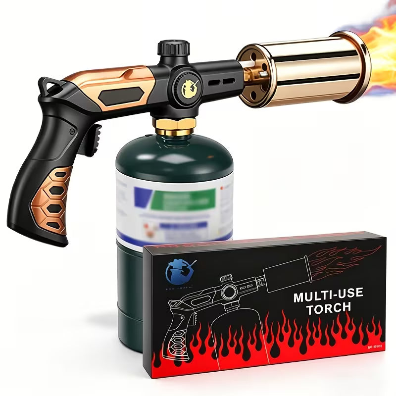 High Power Propane Torch, Adjustable Flamethrower, Perfect For Creative Baking, Outdoor Barbecues