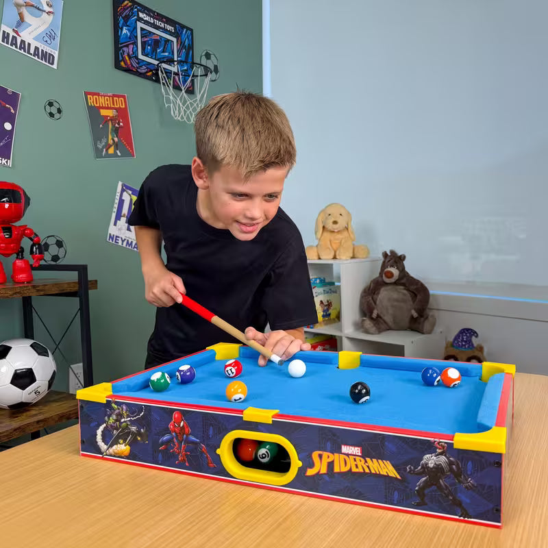 Spider-man Tabletop Pool Table Wood
