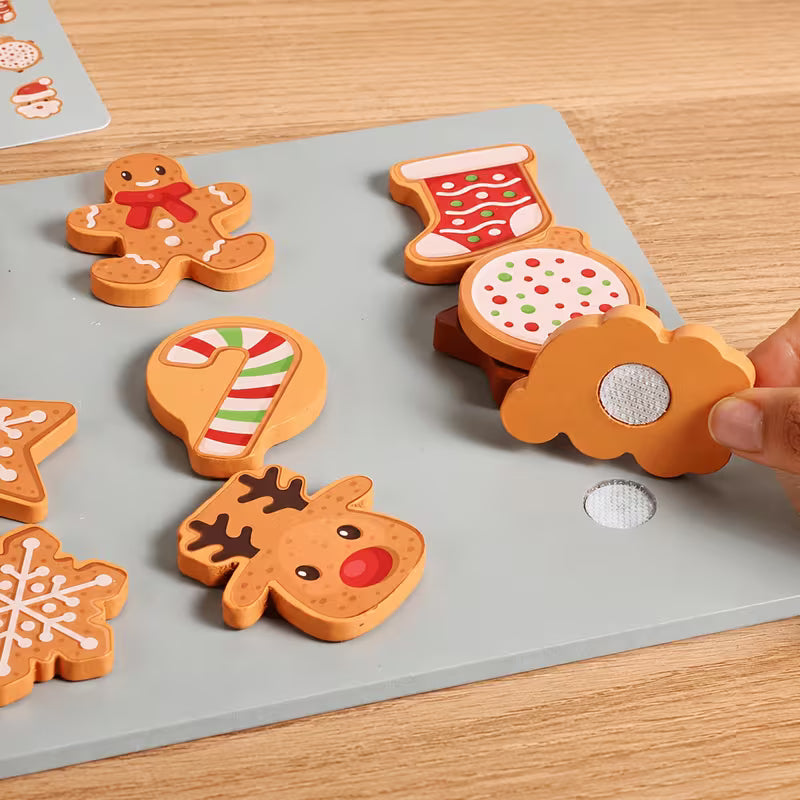 24 Shapes & Stencils Christmas Baking Cookie Game Set