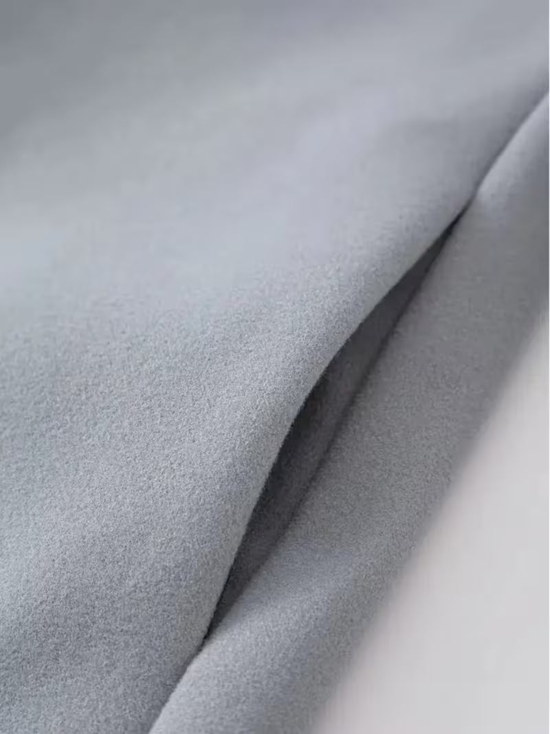 2025 New European & American Style Men'S Anti-Wrinkle Durable Solid Color Light Mature